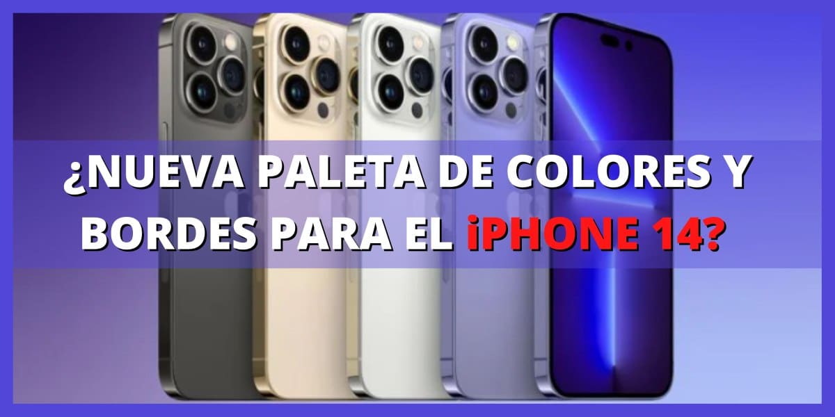 ¿posible nueva paleta de colores para el iphone 14 (2)