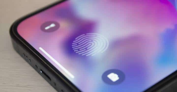 touch id on screen